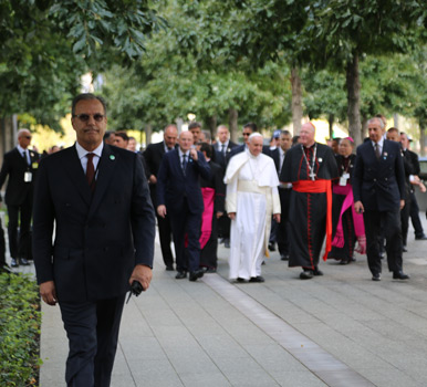 Pope Francis at Ground Zero