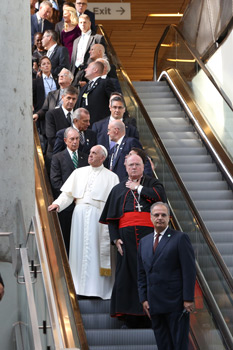 Pope Francis at Ground Zero