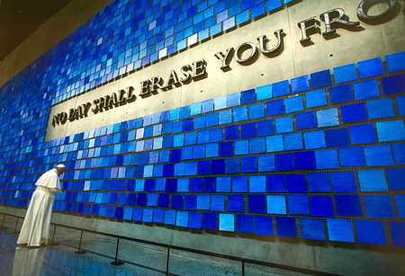 Pope Francis at Ground Zero
